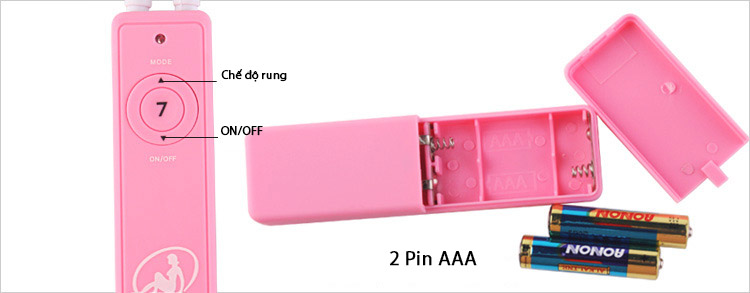 Phân phối Trứng rung đôi silicon cao cấp 7 chế độ rung